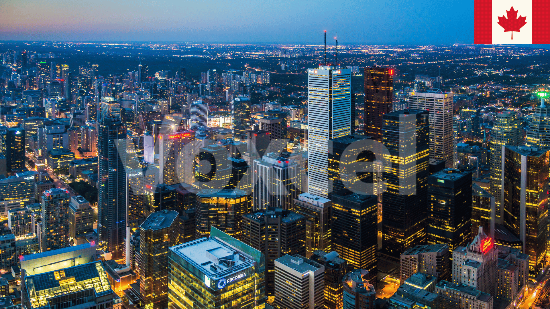 A student enjoying Toronto City Ariel View post receving his Canada Study Visa