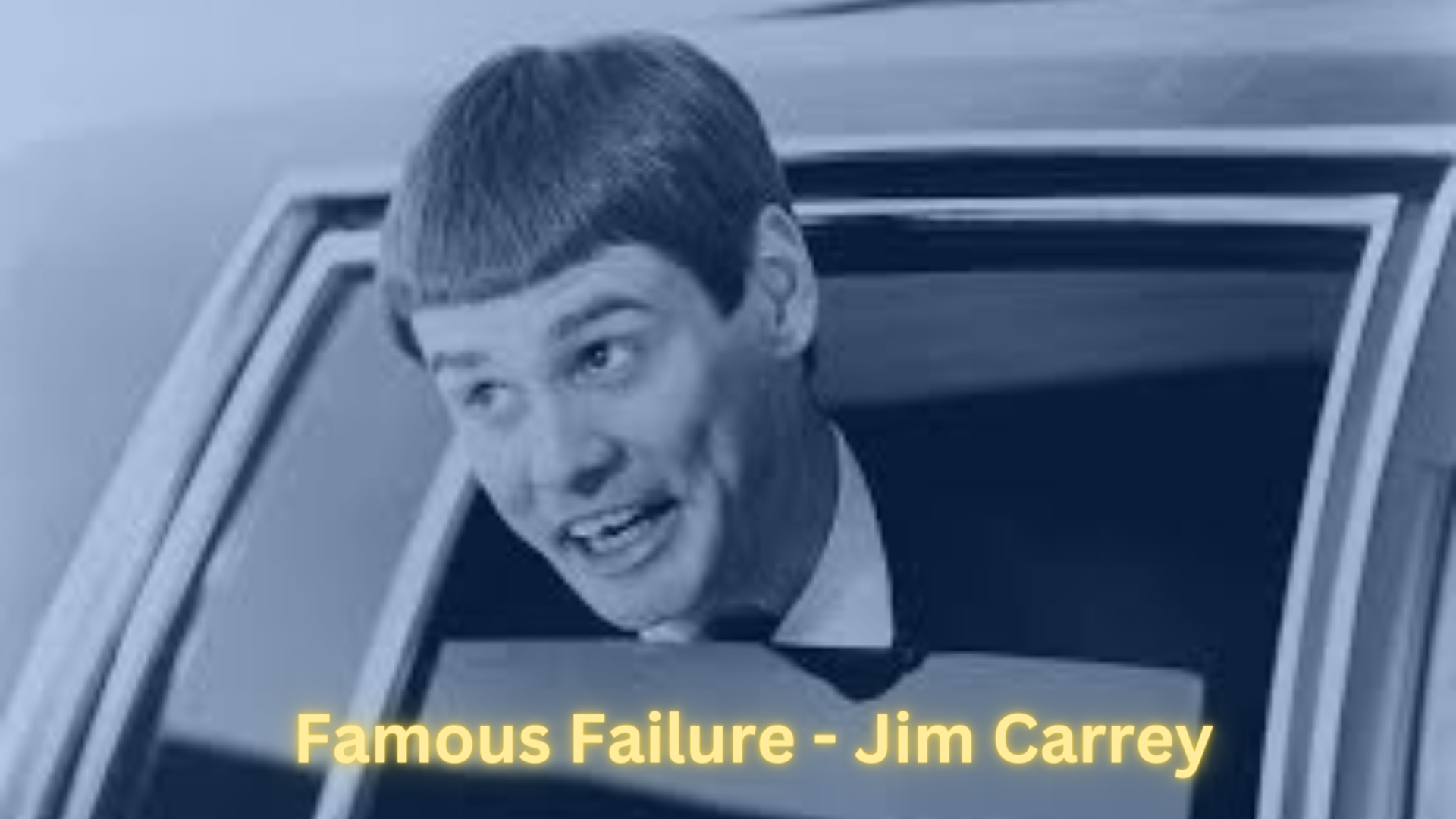 Shot of Jim Carrey from the movie Dumb and Dumber