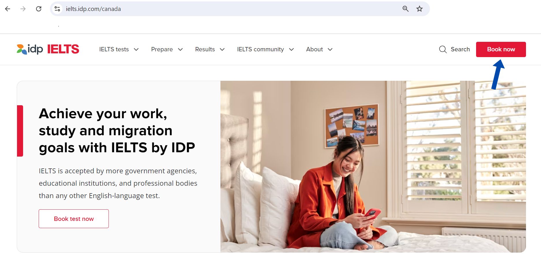 Process of IELTS Exam Booking in Canada