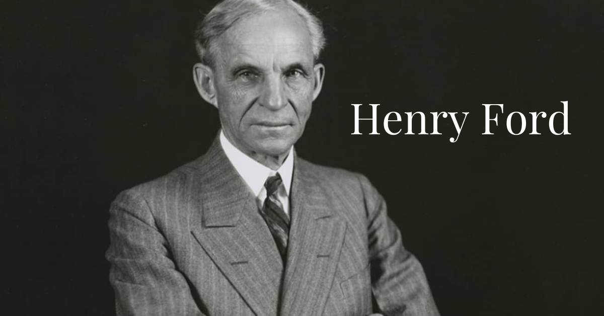 Headshot of Henry Ford - The Founder of Ford Company