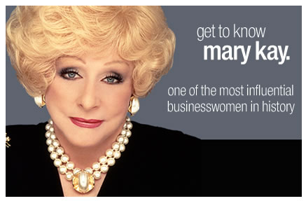Headshot of Mary Kay Ash who is an inspiration for females.
