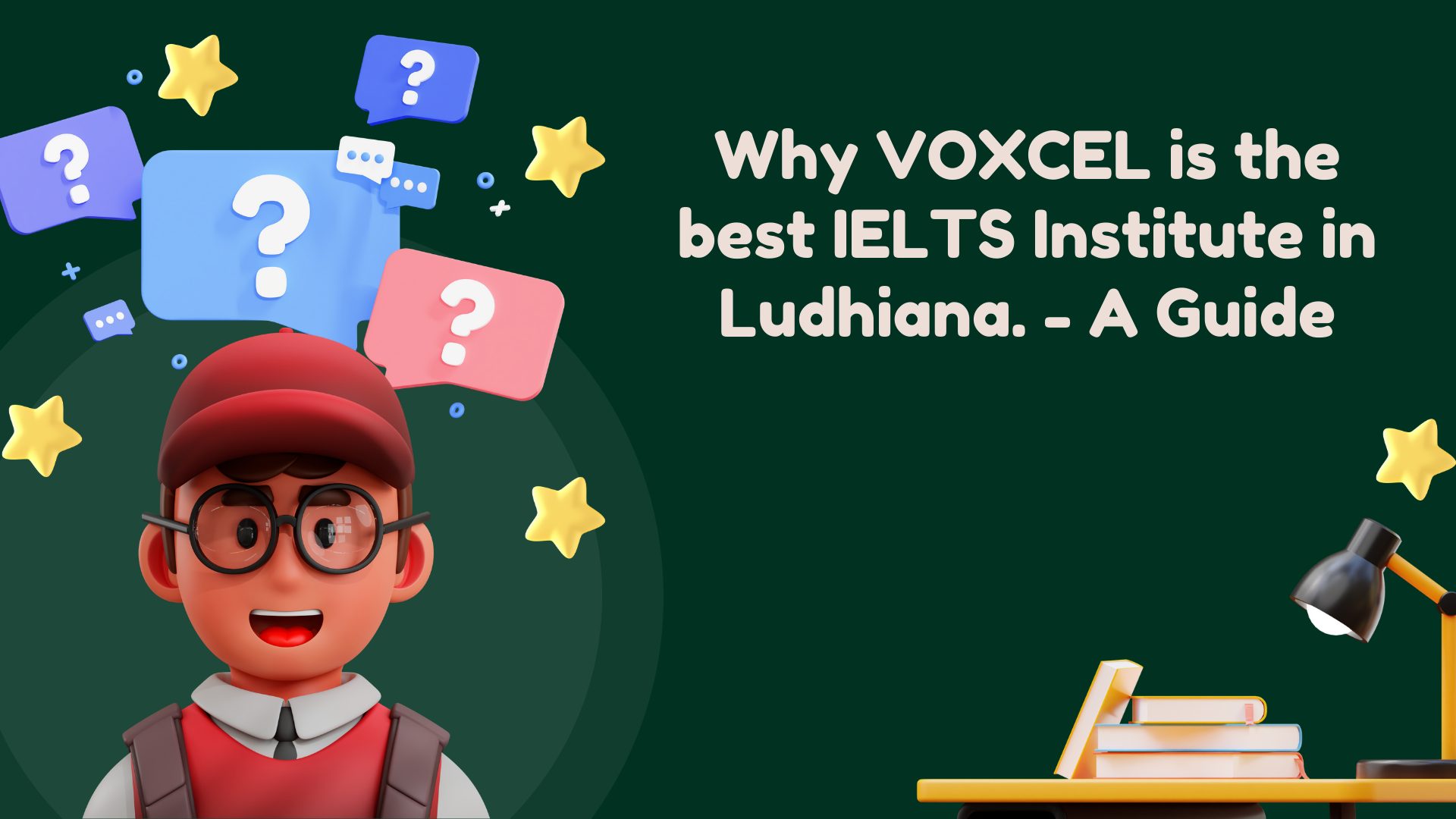 A boy is thinking the reason why Voxcel Group is the best IELTS institute in Ludhiana, Punjab.