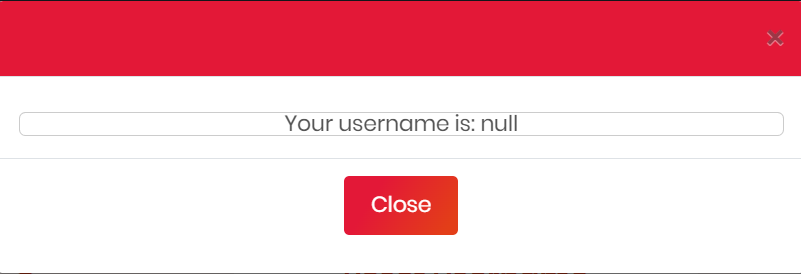 When  you dont use (backslash) in the details, the username is NULL. you will not able to login in the candidate section with such details 